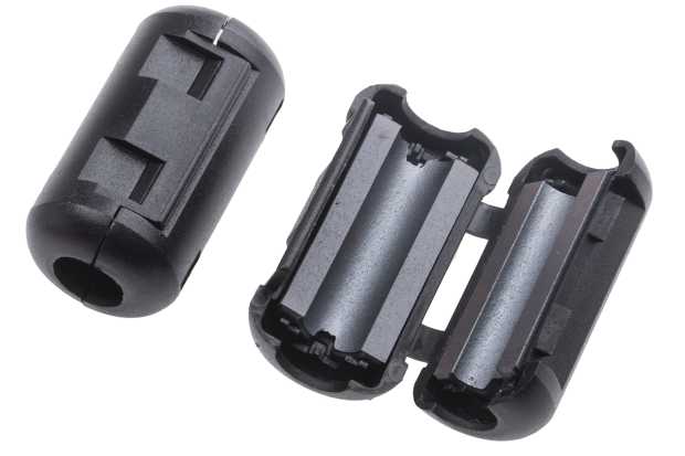 RS PRO 可开启式铁氧体夹，19.5 x 35 x 18mm，适用于计算机外设、数字电视、内部和外部电源