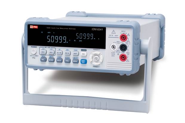 RS PRO IDM8341 台式数字万用表，真有效值，最大 10A 交流电，最大 10A 直流电，最大 750V 交流电