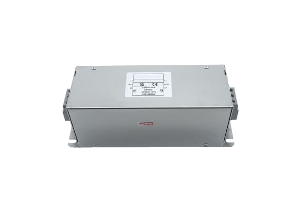 RS PRO 65A 300/520 V交流 50 → 60Hz，机箱安装电源线滤波器，3相接线端子